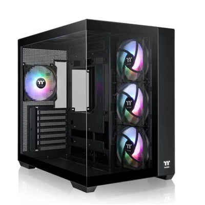 View 380 TG ARGB Case Black