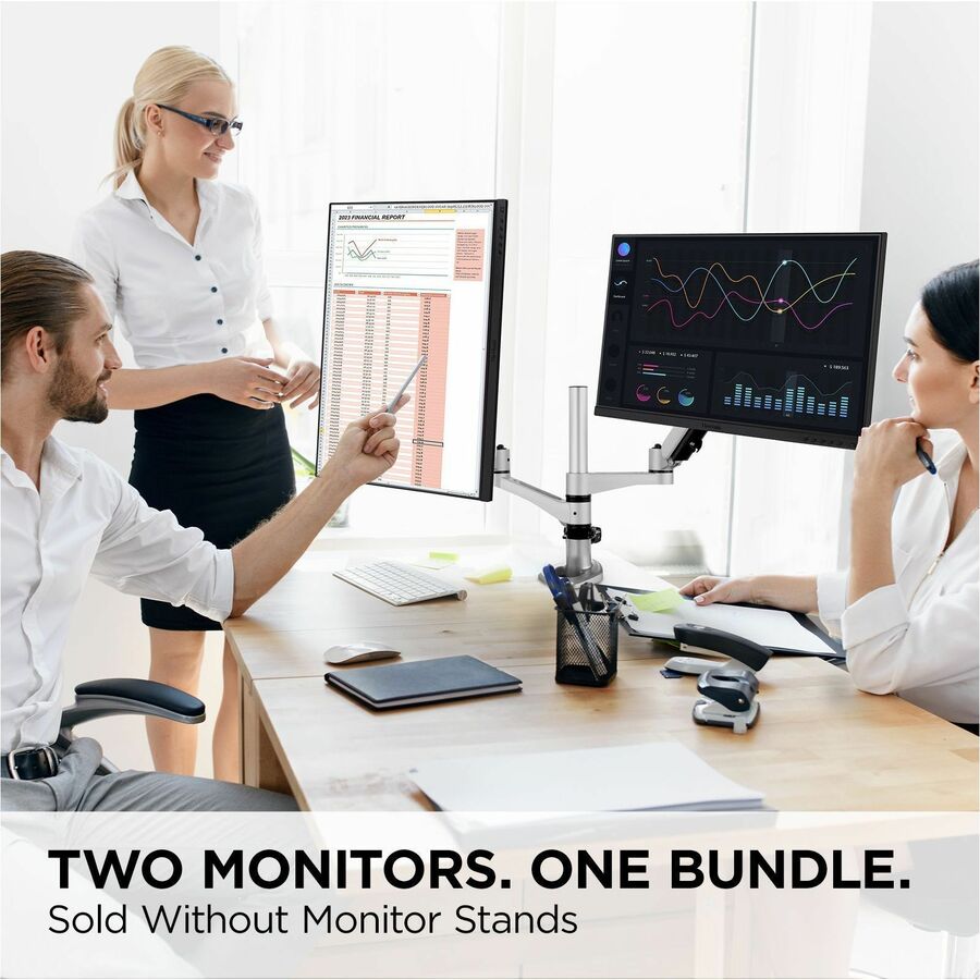ViewSonic 24" Dual Monitor Pack - 1080p IPS Display Set Head-Only Version | ViewSonic VG2448A-2_H2