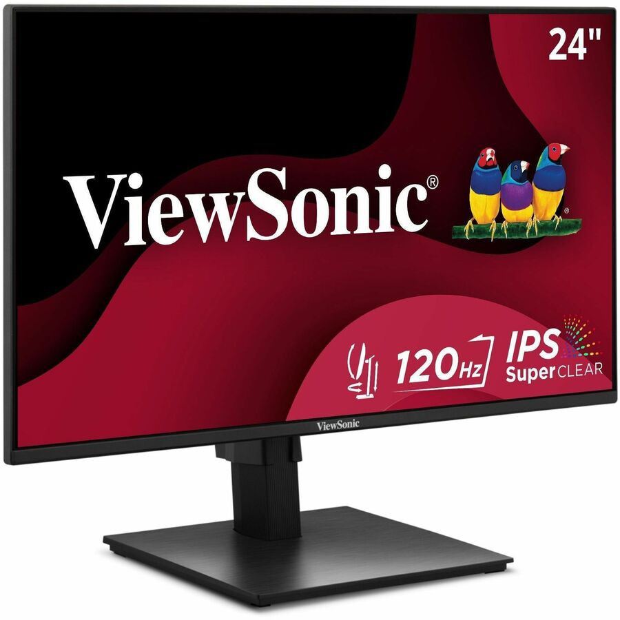 ViewSonic 24in 1080p 120Hz VA Monitor with Ergonomic Stand for Gaming & Work