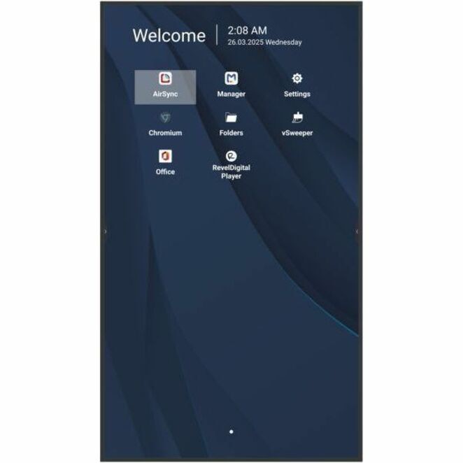 ViewSonic 43in 4K Commercial Display 500nits 8GB RAM for Business