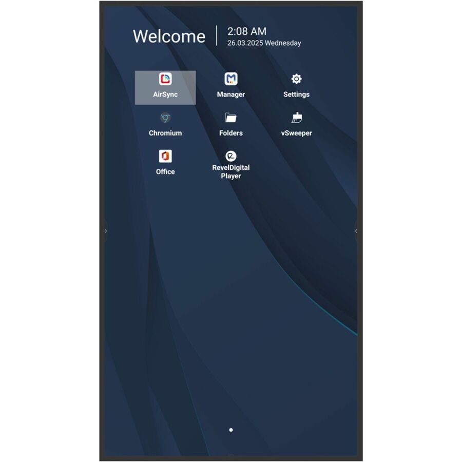 ViewSonic 65in 4K Commercial Display 500nits 8GB RAM 32GB Storage