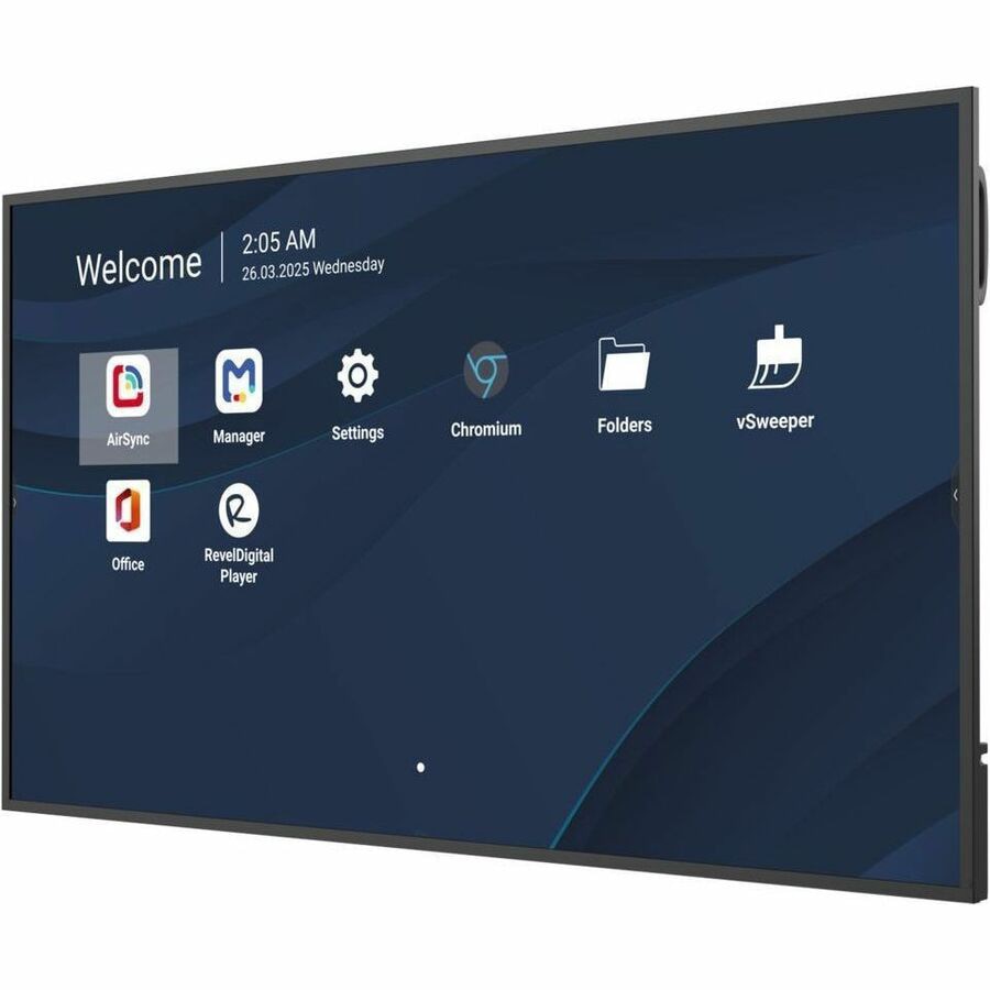ViewSonic 65in 4K Commercial Display 500nits 8GB RAM 32GB Storage