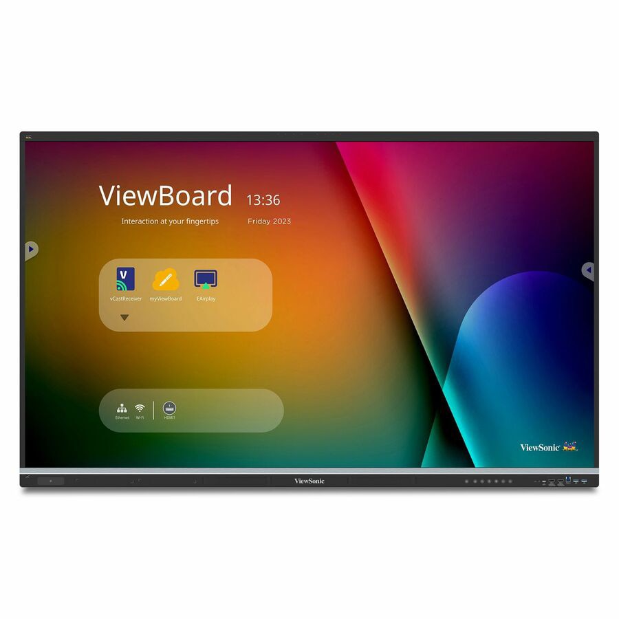 ViewSonic 65in 4K Interactive Flat Panel IFP6551 for Collaboration