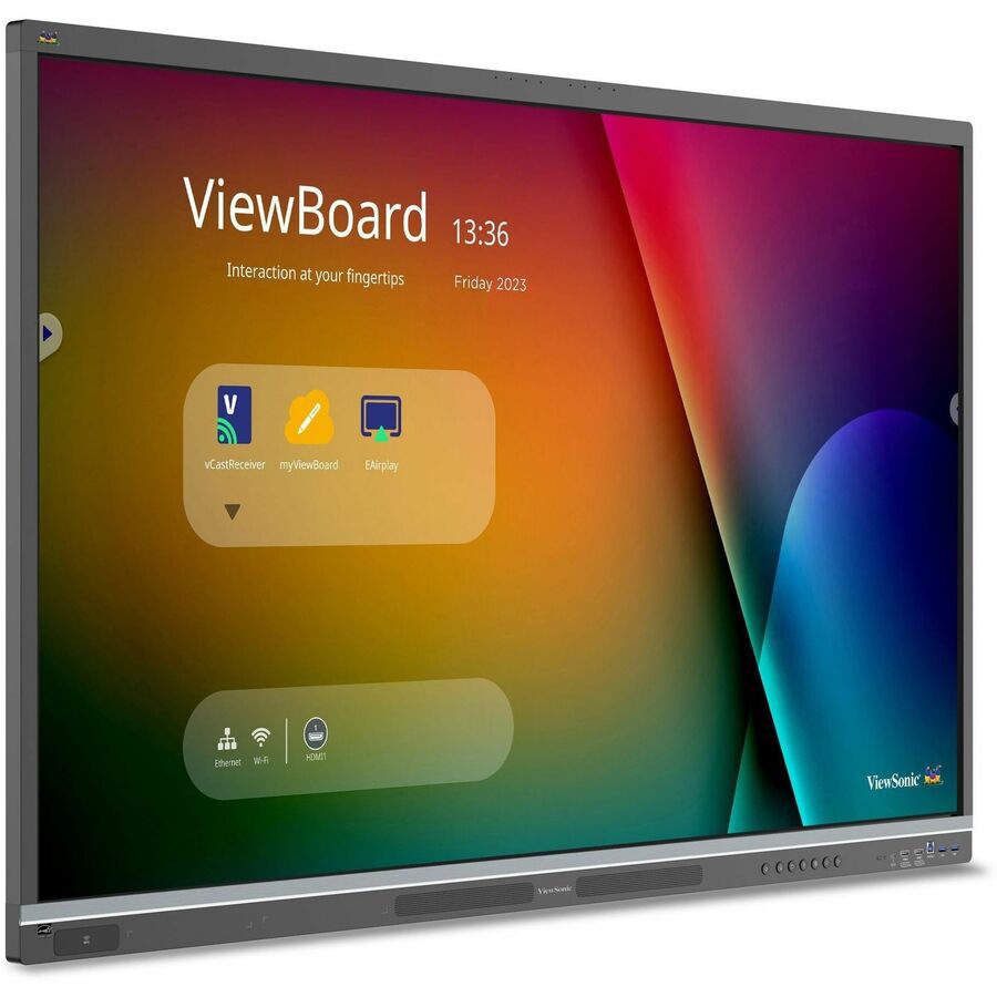 ViewSonic 65in 4K Interactive Flat Panel IFP6551 for Collaboration