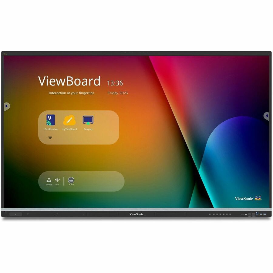 ViewSonic 65in 4K Interactive Flat Panel IFP6551 for Collaboration