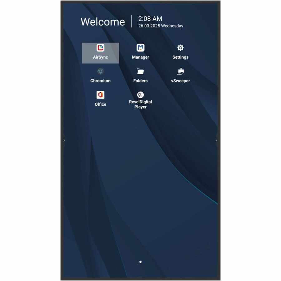 ViewSonic 75in 4K Commercial Display 500nits 8GB RAM 32GB Storage