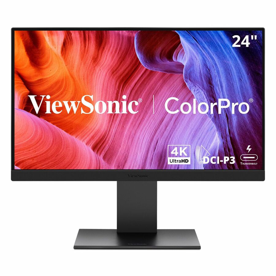 ViewSonic ColorPro 24" 4K Mac Monitor with 100W Thunderbolt
