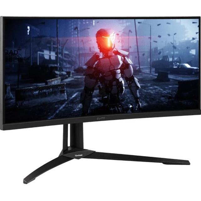 ViewSonic ELITE XG341C-2K 34 Inch 1440p Curved Gaming Monitor with 1ms, 200Hz, Mini LED, HDMI 2.1, DisplayPort, and USB C for Esports