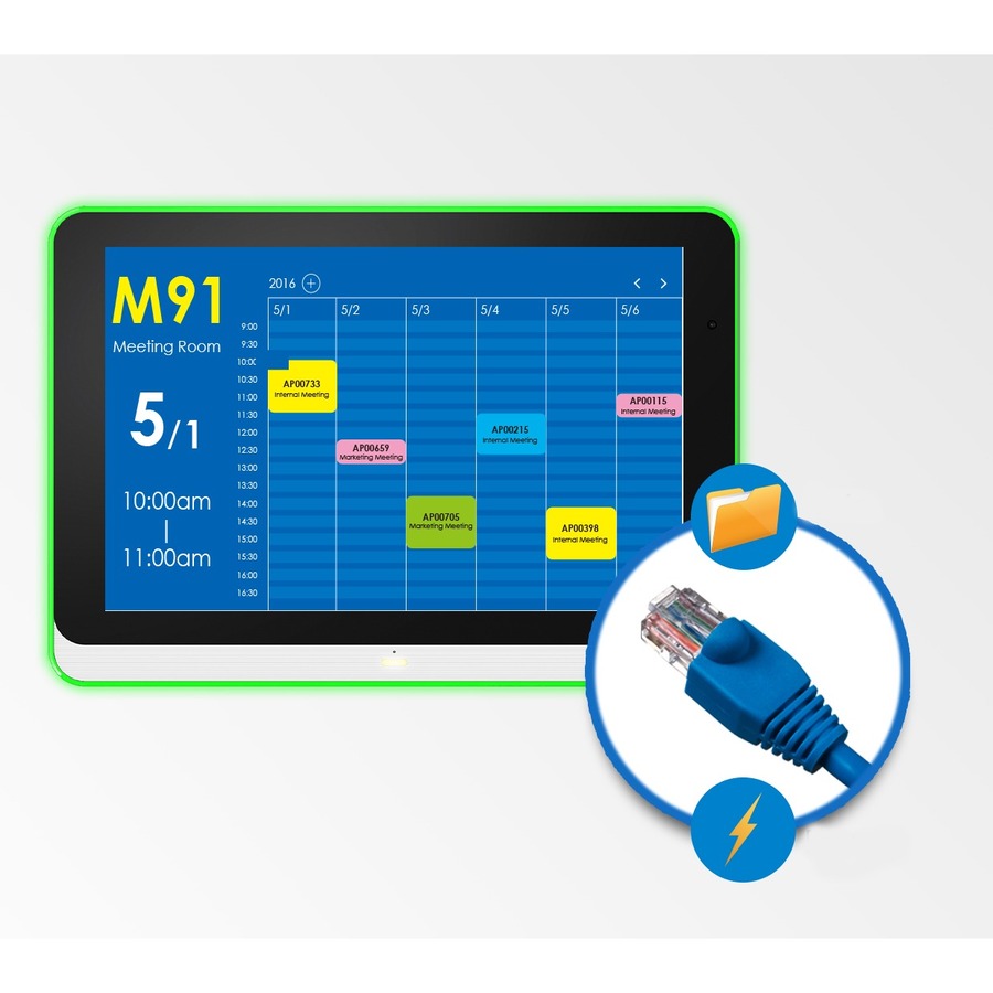 ViewSonic EP1052T-A Room Scheduling Touch Screen