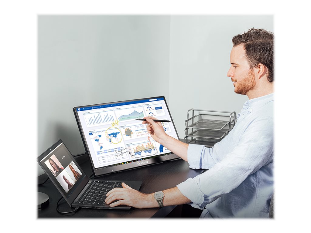 ViewSonic ID2456-C1 - LED monitor - 24 - touchscreen - 1920 x 1080 Full HD (1080p) - 350 cd/mï¿½ - 1000:1 - 14 ms - HDMI