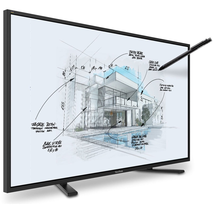 ViewSonic IFP4320-E1 - 43" ViewBoard Interactive Flat Panel Bundle with WiFi Dongle