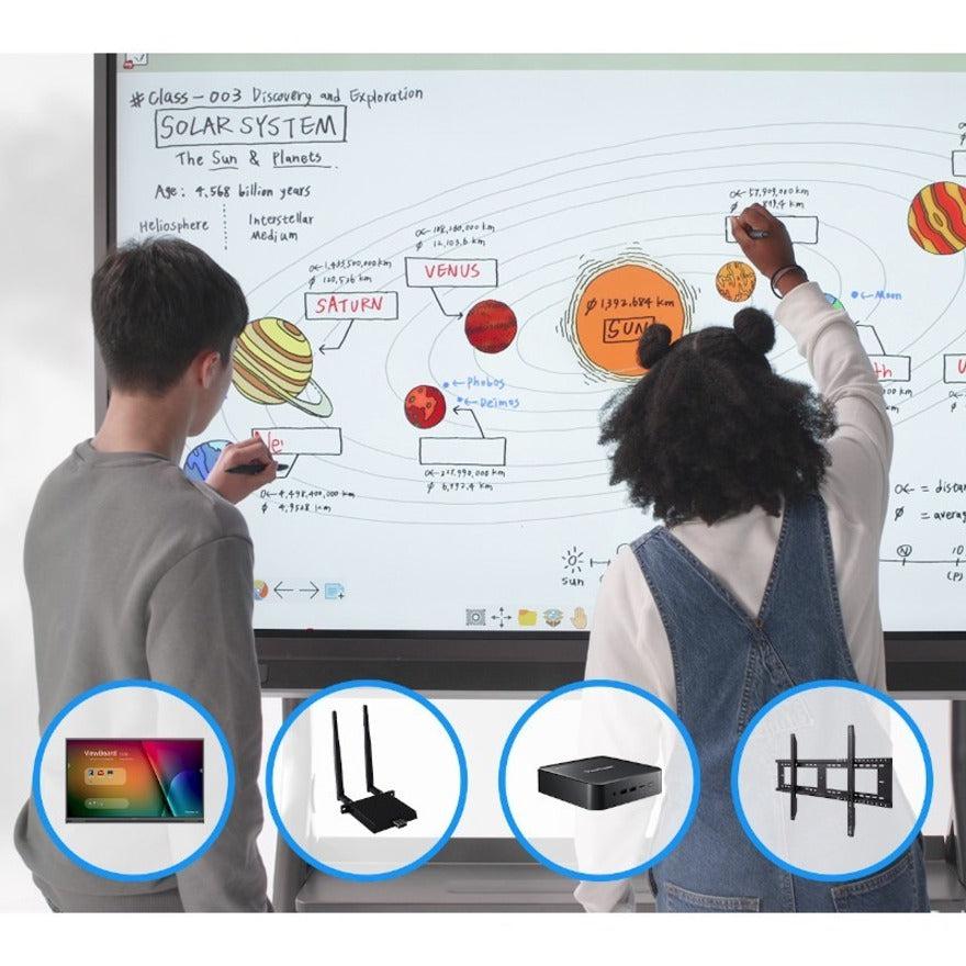 ViewSonic IFP6552-1C-C1 - 65" ViewBoard Interactive Flat Panel Bundle with Chromebox