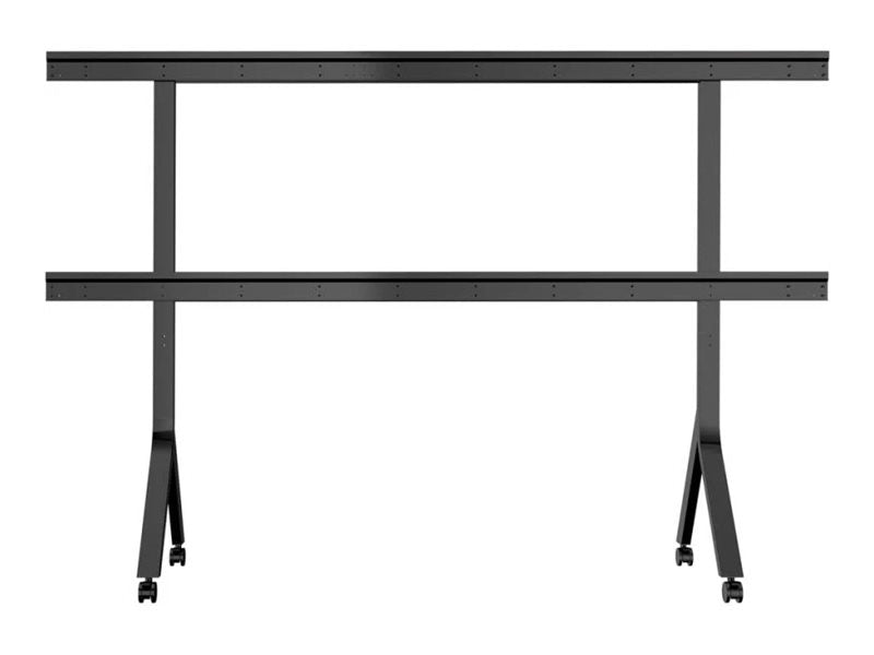 ViewSonic LD-STND-009 - Cart - Slim - for flat panel - aluminum alloy, plastic - black - screen size: 136-163""