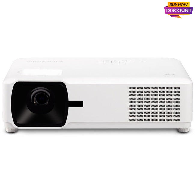 ViewSonic LS610WH 4000 Lumens WXGA LED Projector with H/V Keystone, 4 Corner Adjustment and LAN Control for Home and Office