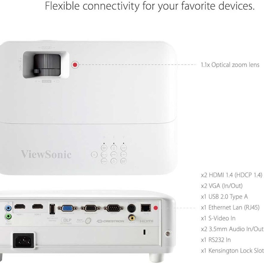 ViewSonic PG701WU 3500 Lumens WUXGA Business Projector
