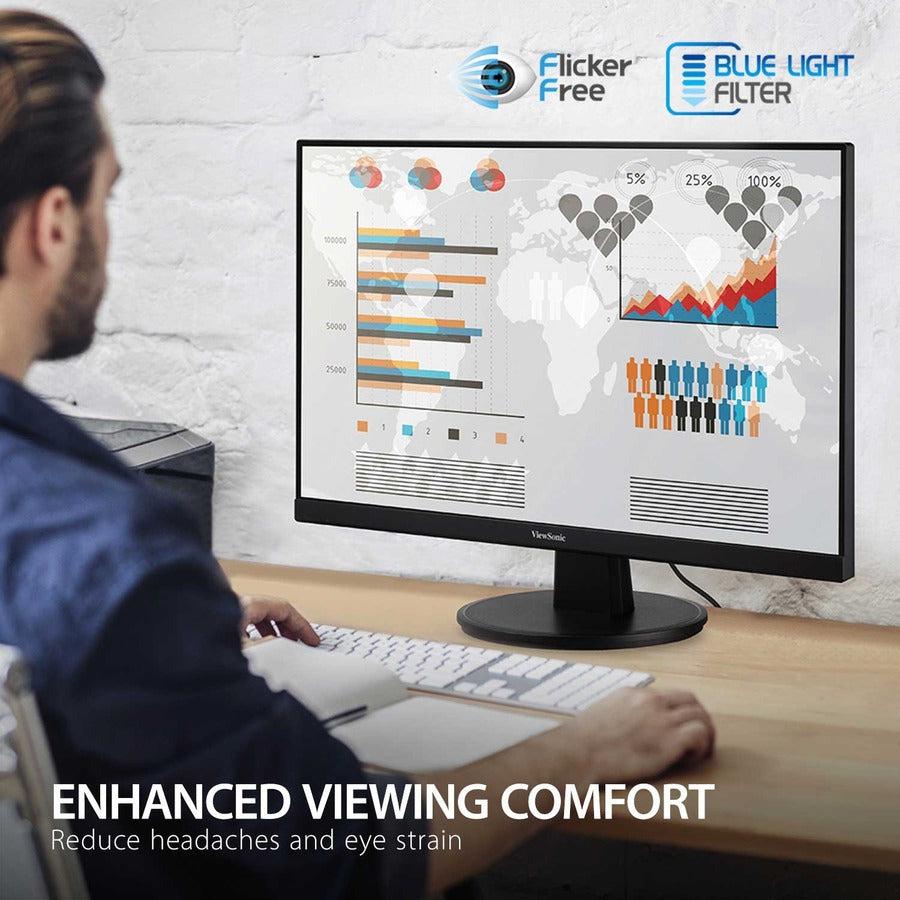 ViewSonic VA2747-MHJ, 27" 1080p MVA Full Ergonomic Monitor