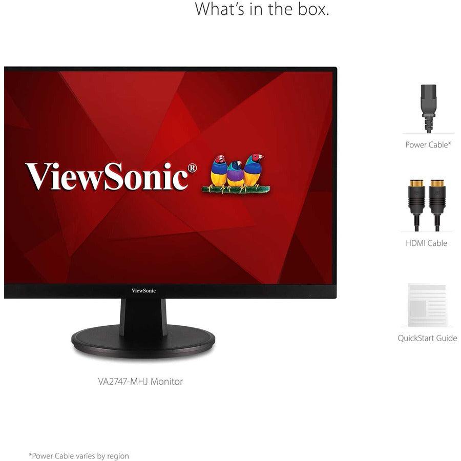 ViewSonic VA2747-MHJ, 27" 1080p MVA Full Ergonomic Monitor