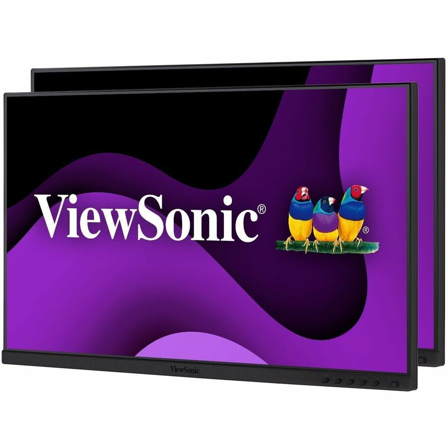 ViewSonic VG2448A-2_H2 24 Inch Dual Pack Head-Only 1080p IPS Monitor with Ultra-Thin