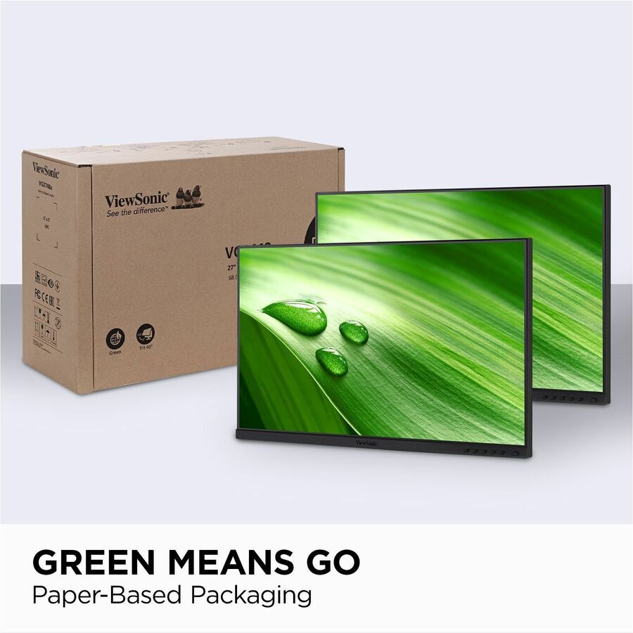 ViewSonic VG2448A-2_H2 24 Inch Dual Pack Head-Only 1080p IPS Monitor with Ultra-Thin