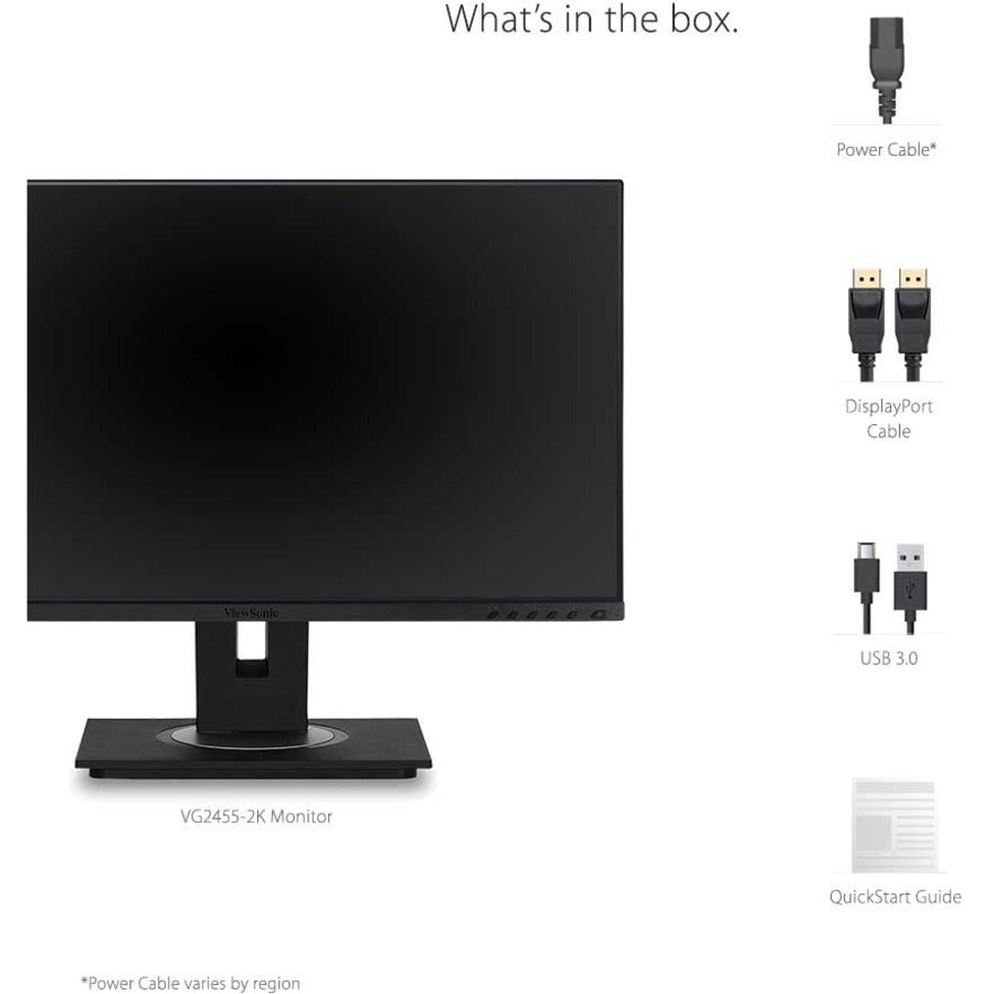 ViewSonic VG2455 24" Advanced Ergonomics Business Monitor