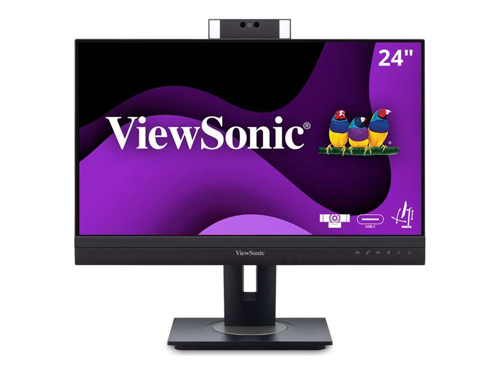 ViewSonic VG2457V - LED monitor - 24 (23.8" viewable) - 1920 x 1080 Full HD (1080p) @ 100 Hz - IPS - 250 cd/mï¿½ - 1300:1 - 5