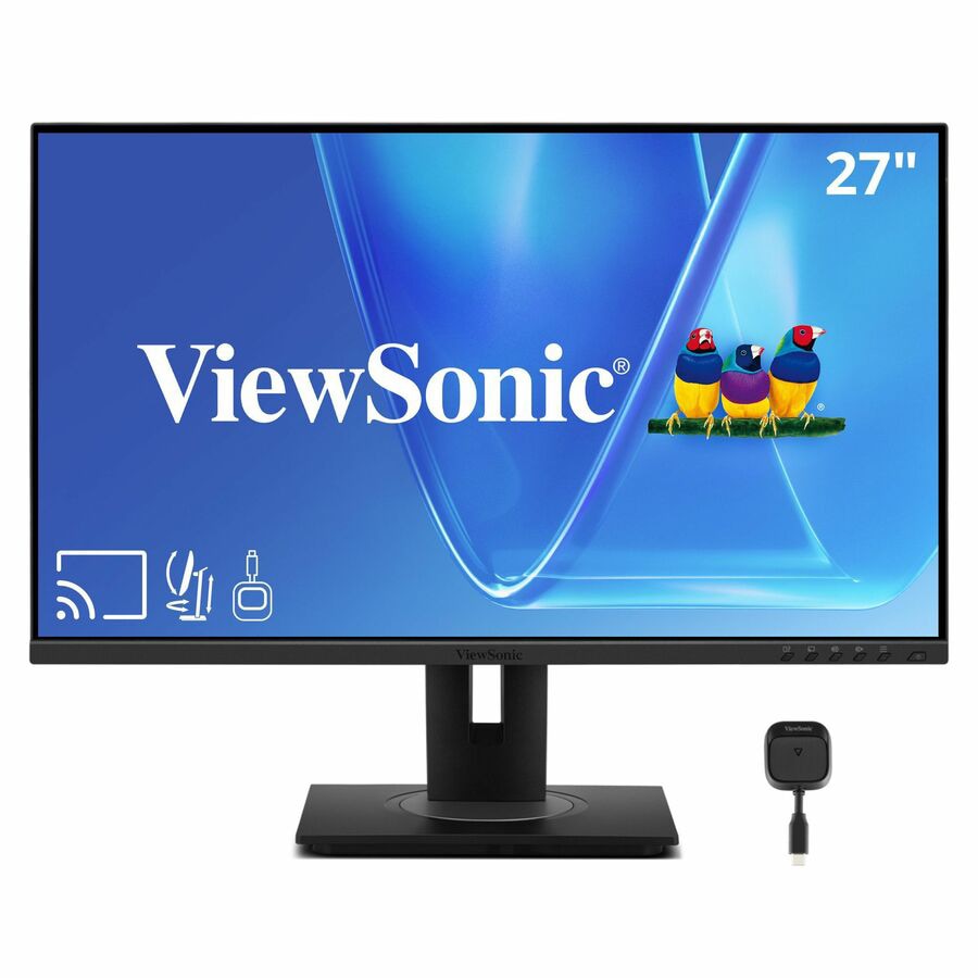 ViewSonic VG2748N 27" Wireless Casting Monitor for Professionals 1080p