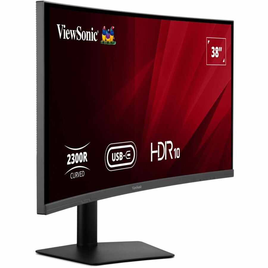 ViewSonic VG3820C 38" Curved WQHD+ IPS Monitor USB-C 96W for Pros