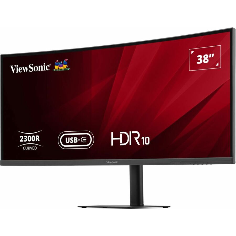 ViewSonic VG3820C 38" Curved WQHD+ IPS Monitor USB-C 96W for Pros