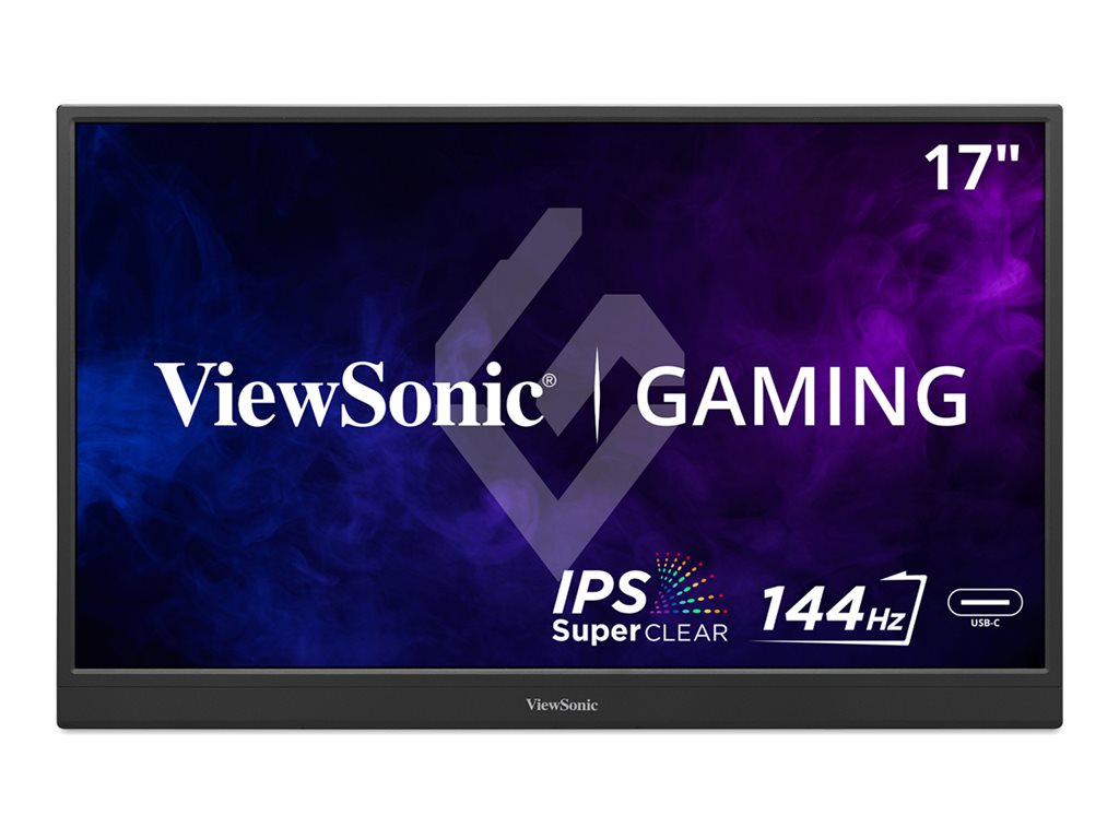 ViewSonic VX1754 - LED monitor - gaming - 17 (17.3" viewable) - portable - 1920 x 1080 Full HD (1080p) @ 144 Hz - 250 cd/mï¿½