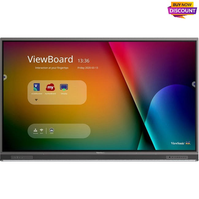 ViewSonic ViewBoard IFP7552-1C-E2 - 4K Interactive Display with WiFi Adapter, Mobile Trolley Cart - 400 cd/m2 - 75" C2G28887,1077137608,C2G P08694-001,1077187230,HPE Sourcing 1.92 TB Solid State Drive - 2.5" Internal - SATA - Mixed Use"