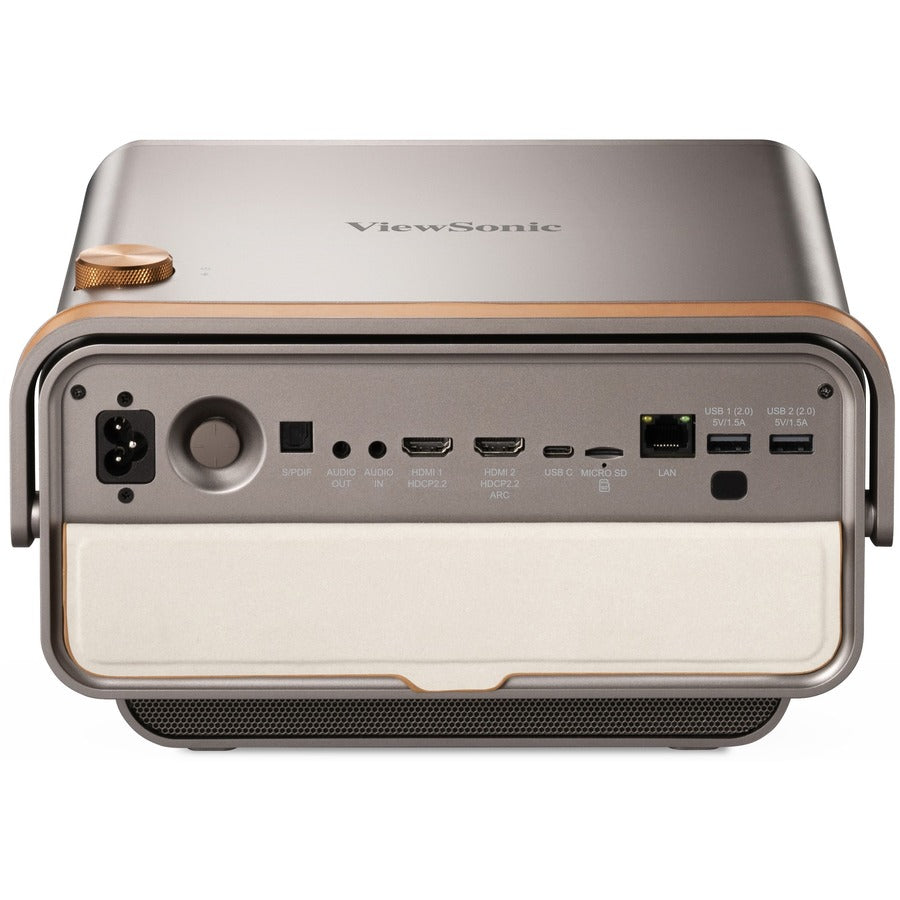 ViewSonic X11-4K True 4K UHD Short Throw LED Projector with H/V Keystone, Corner Adjustments, WiFi, USB C Connectivity, Cinematic SuperColor for Smart Home Theater