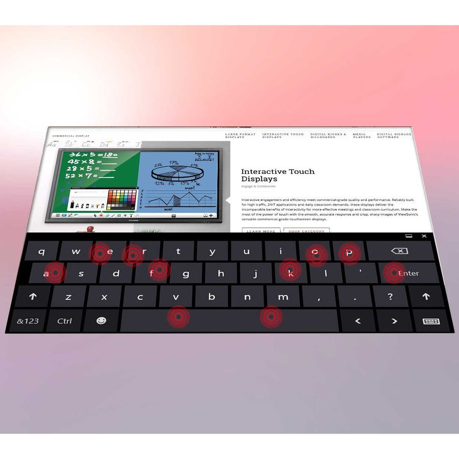 Viewsonic Ep1042T 10" 10-Point Multi Touch Multimedia All-In-One Interactive Display