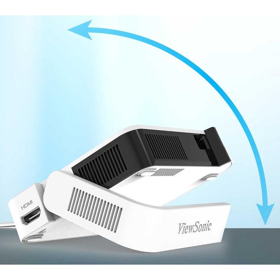 Viewsonic M1 Mini Data Projector Short Throw Projector 120 Ansi Lumens Led Wvga (854X480) White