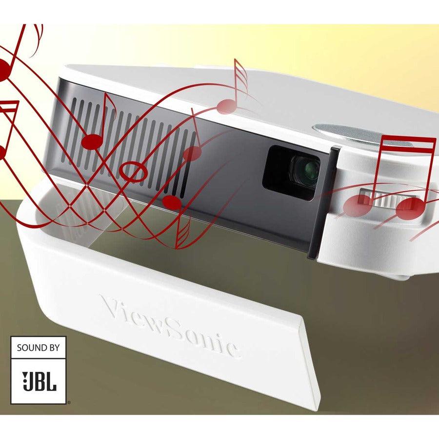 Viewsonic M1 Mini Data Projector Short Throw Projector 120 Ansi Lumens Led Wvga (854X480) White