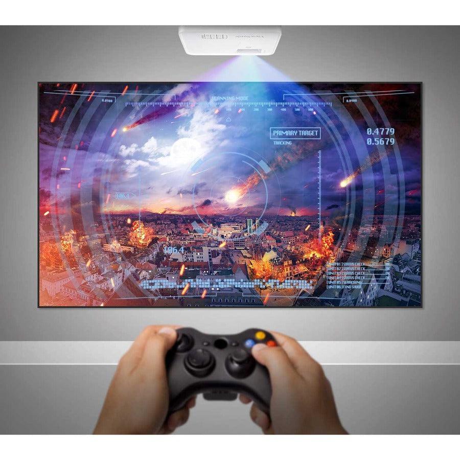 Viewsonic Px706Hd Data Projector Short Throw Projector 3000 Ansi Lumens Dmd 1080P (1920X1080) White