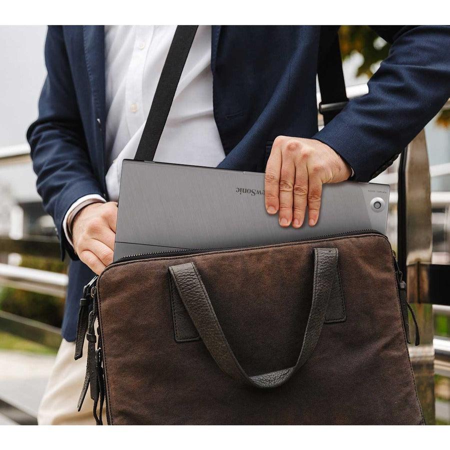 Viewsonic Td1655 Touch Screen Monitor 39.6 Cm (15.6") 1920 X 1080 Pixels Multi-Touch Multi-User Black, Silver