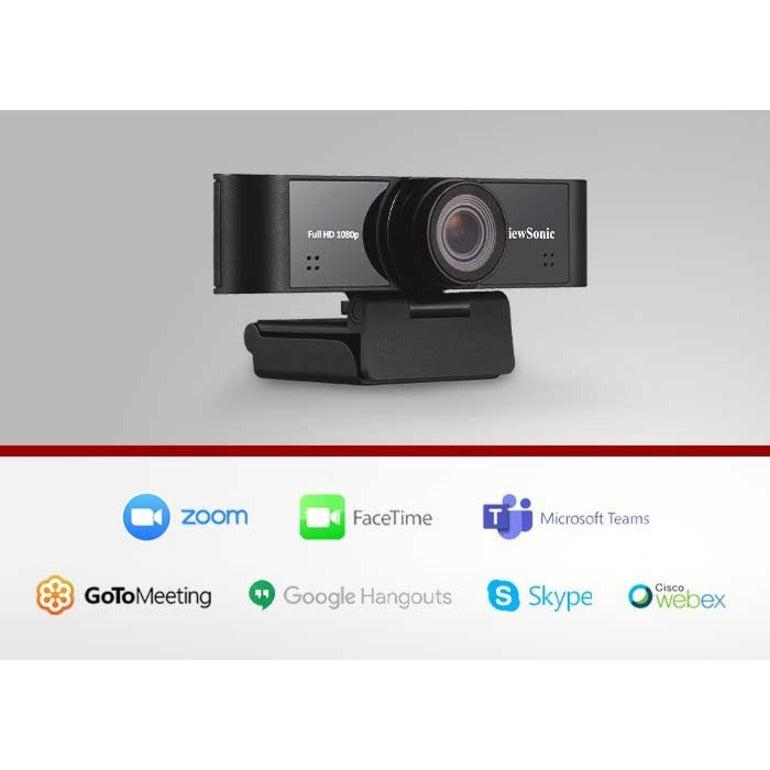 Viewsonic Vb-Cam-001 Webcam 2.07 Mp 1920 X 1080 Pixels Usb 2.0 Black