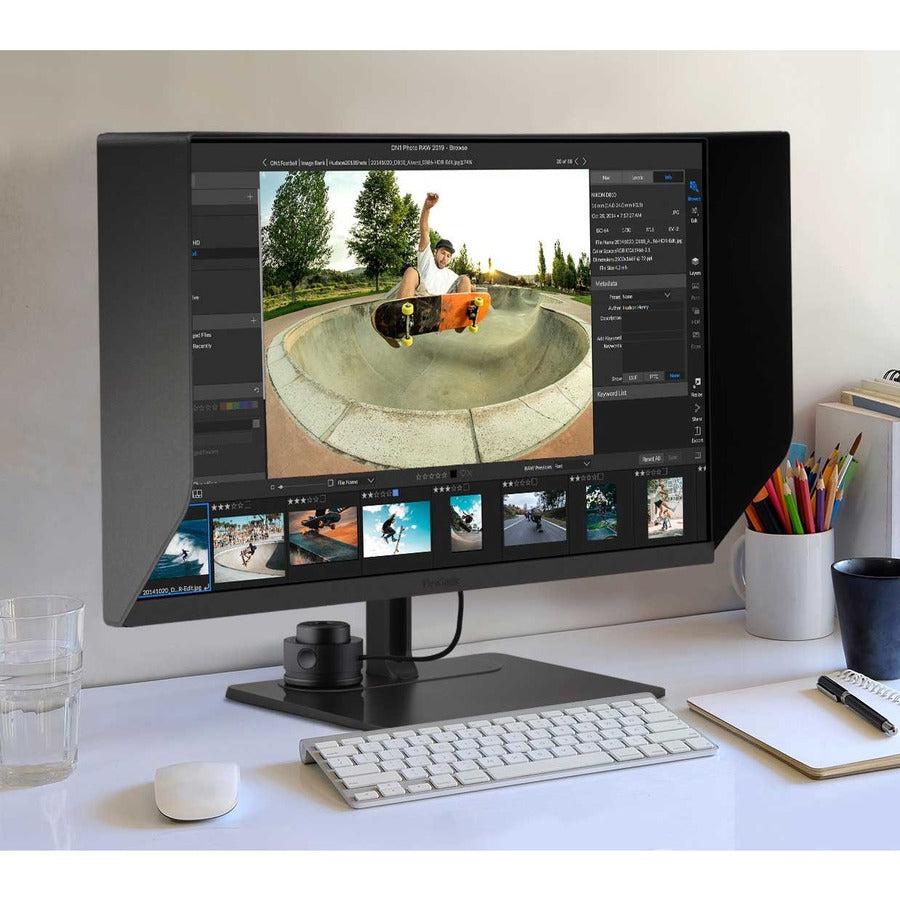 Viewsonic Vp2776 27" Colorpro 1440P Ips Nano Color Monitor With 165Hz, G-Sync Compatible, Colorpro Wheel And 90W Powered Usb C