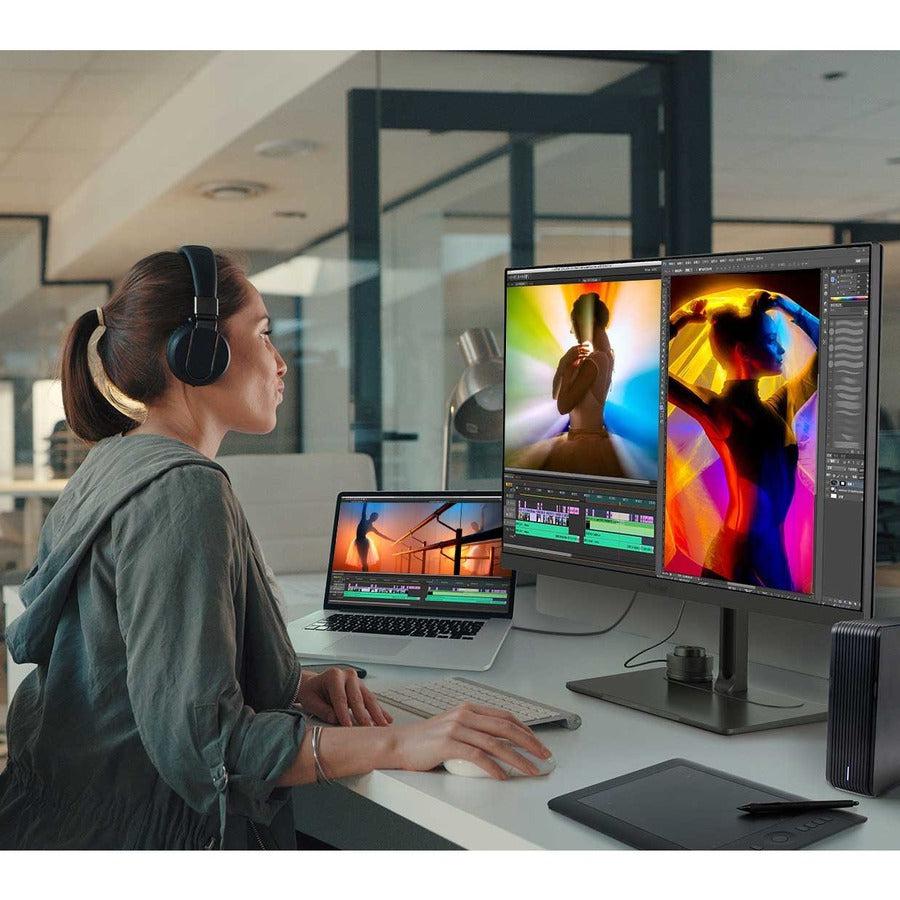 Viewsonic Vp2776 27" Colorpro 1440P Ips Nano Color Monitor With 165Hz, G-Sync Compatible, Colorpro Wheel And 90W Powered Usb C