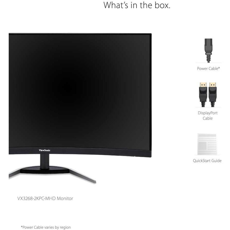 Viewsonic Vx Series Vx3268-2Kpc-Mhd Computer Monitor 81.3 Cm (32") 2560 X 1440 Pixels Quad Hd Led Black