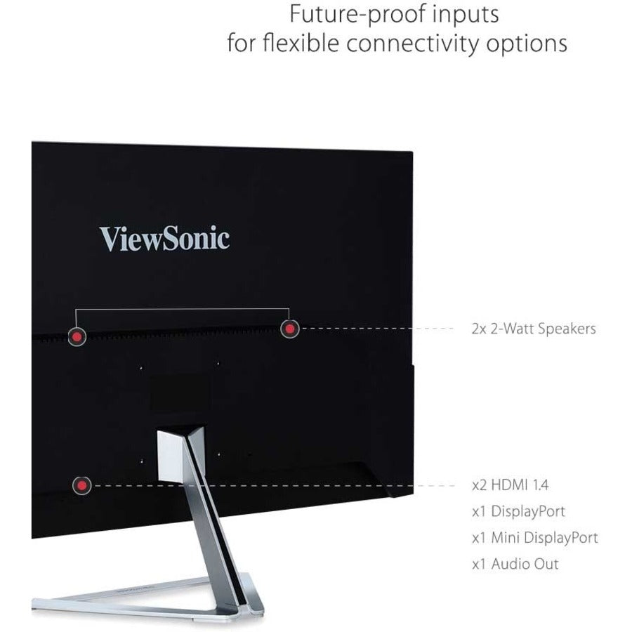 Viewsonic Vx Series Vx3276-2K-Mhd 81.3 Cm (32") 2560 X 1440 Pixels Led Silver