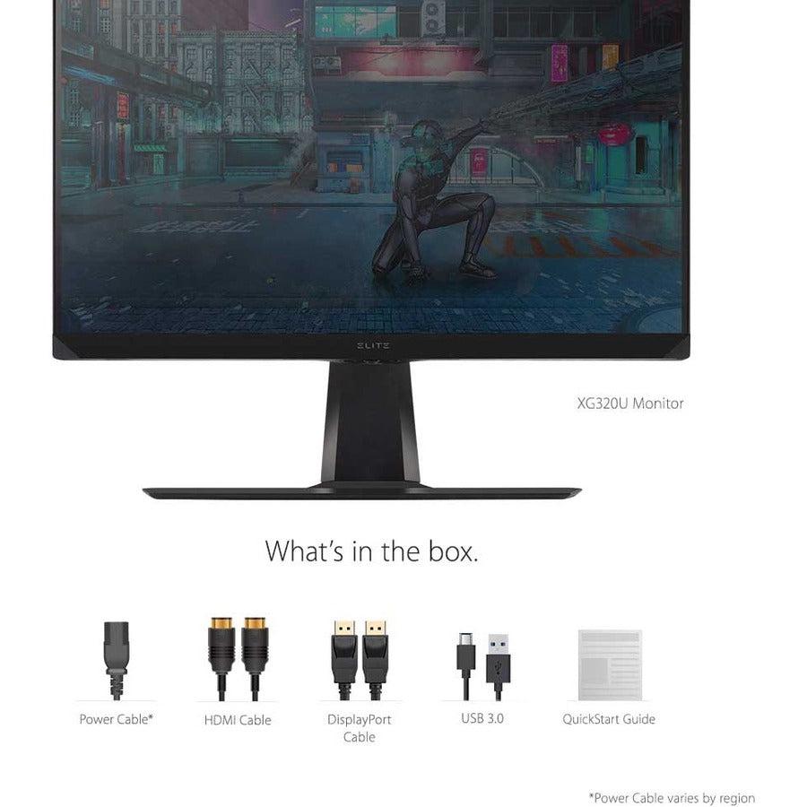 Viewsonic Xg320U Computer Monitor 81.3 Cm (32") 3840 X 2160 Pixels 4K Ultra Hd Led Black