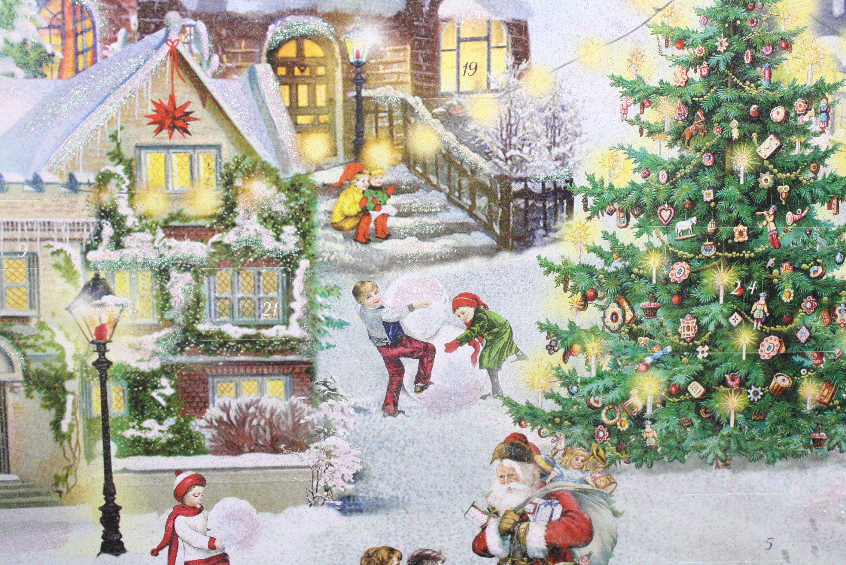 Village on the Hill - Wall Advent Calendar