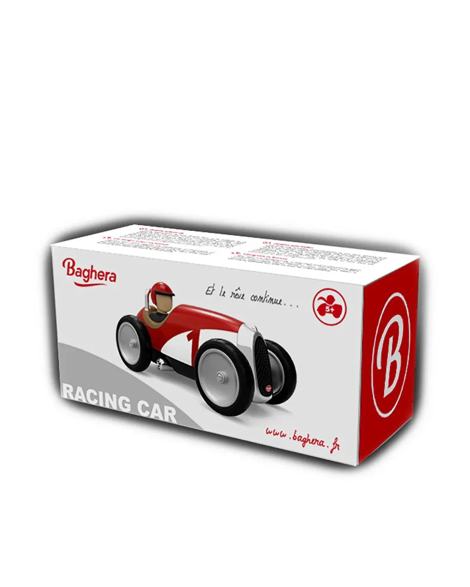 Vintage Open-Wheeled Racing Car Red