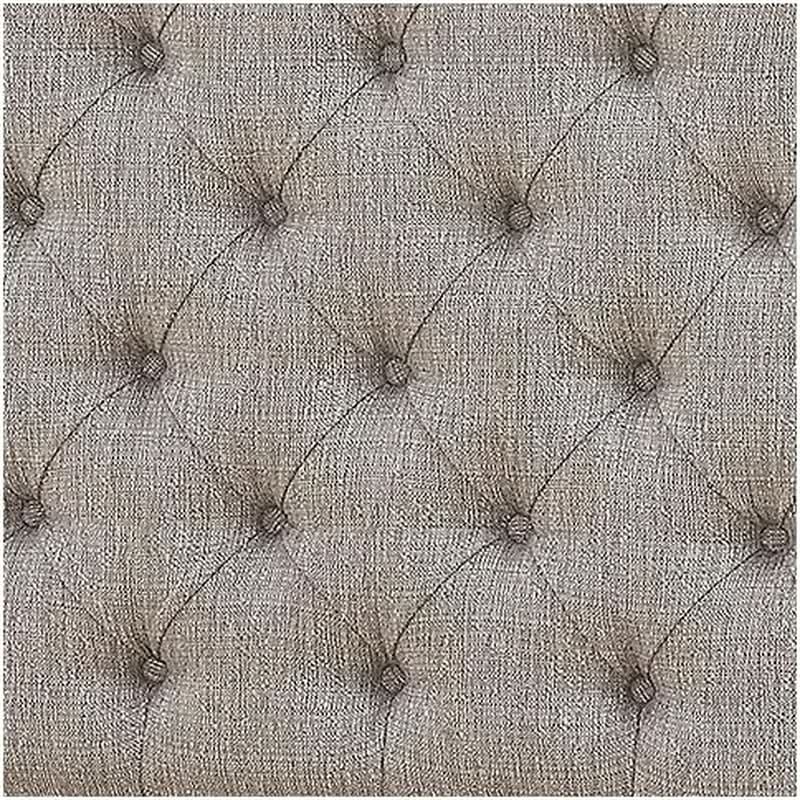 Vintage White Twin Upholstered Tufted Cottage Headboard