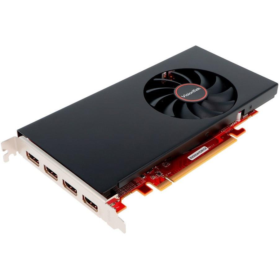 VisionTek AMD Radeon RX 550 Graphic Card - 4 GB GDDR5 - Full-height 901459