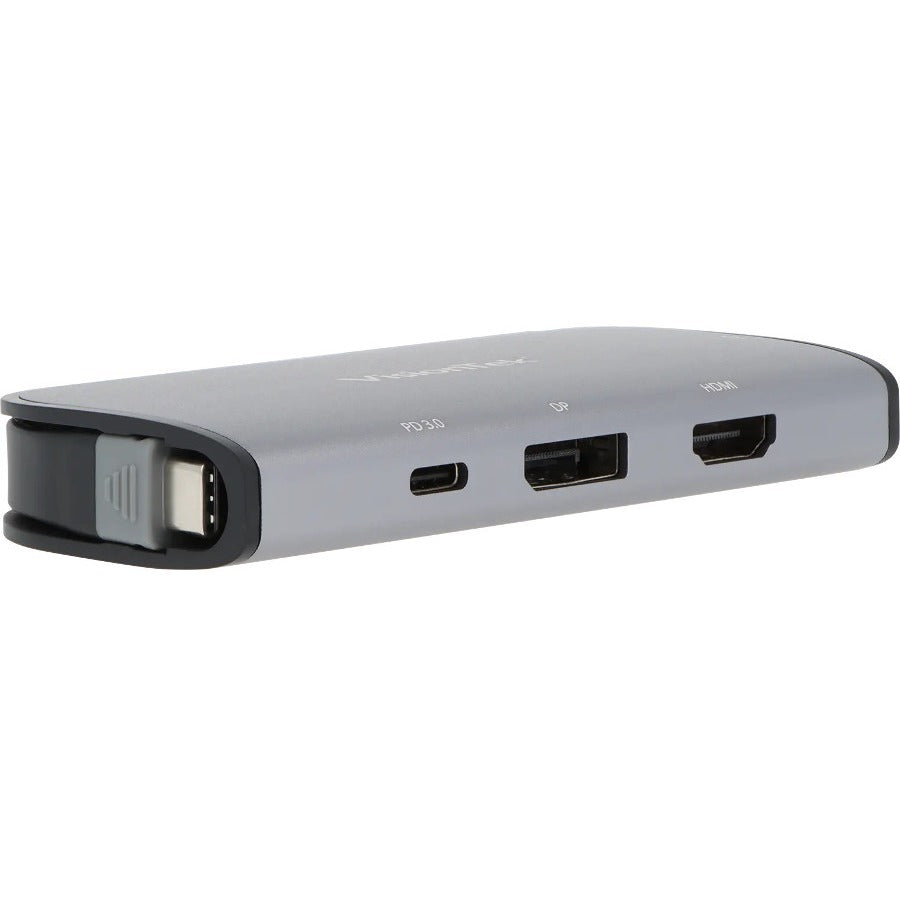 VisionTek USB-C MST Display Adapter with Power Passthrougha - 1 x USB Type C - Male - 1 x