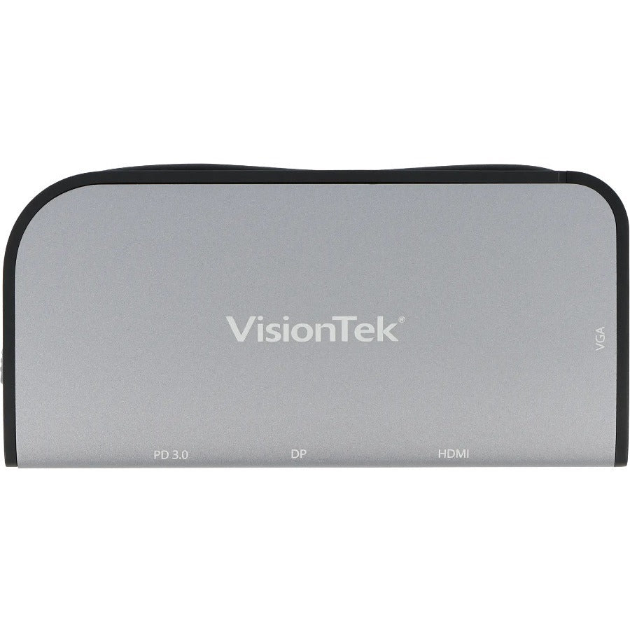 VisionTek USB-C MST Display Adapter with Power Passthrougha - 1 x USB Type C - Male - 1 x