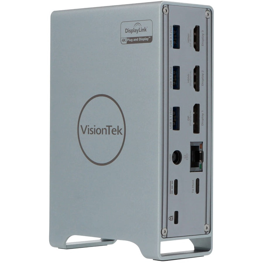 VisionTek VT7100 Triple Display 4K USB-C Docking Station with 100W Power Delivery - for TV