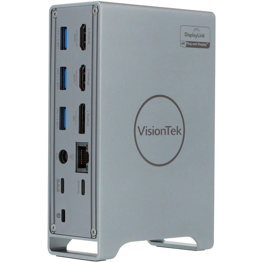 VisionTek VT7100 Triple Display 4K USB-C Docking Station with 100W Power Delivery - for TV